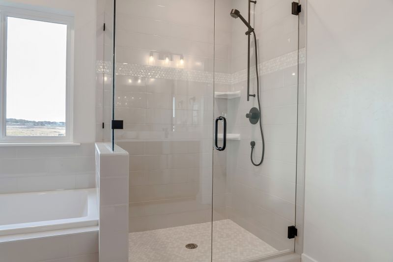Close-up of Glass Shower