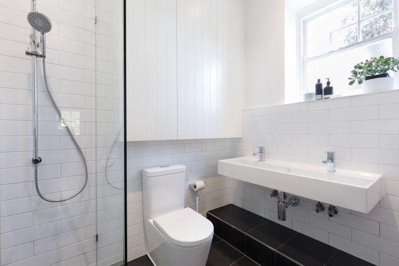 Modern bathroom upgrade with sleek fixtures